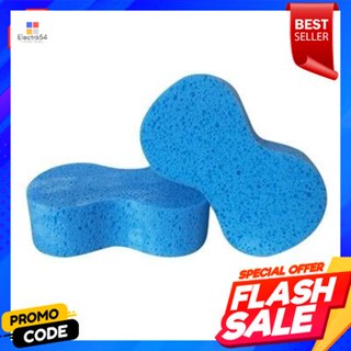 Wash ฟองน้ำล้างรถ (เหนียว) POWER SPONGE รุ่น JUMBO (แพ็ค 2 ชิ้น) สีฟ้าCar Wash Sponge (Sticky) POWER SPONGE Model JUMBO