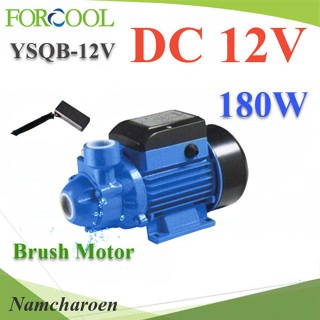 ..โซลาร์ปั๊ม ลูกหมู DC 12V 180W แบตเตอรี่ หรือ แผงโซลาร์ขับตรง มอเตอร์แปรงถ่าน รุ่น YSQB-12V N
