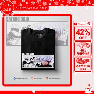 T shirt Tops Unisex Satoru Gojo Men and Women Clothes Character Shirts Clothing Line ATS_02