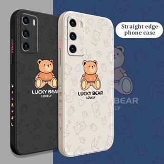 เคสโทรศัพท์มือถือ ซิลิโคน ลายหมีนําโชคน่ารัก B1K381L สําหรับ huawei Y7A Y6P Y6S P40 lite Y9 Prime 2019 P20 P30 Pro Plus Y9S Y6 Y7 Pro 2019 Nova 7i 6se 7se 3i 5T 9 Honor 20 20s 50