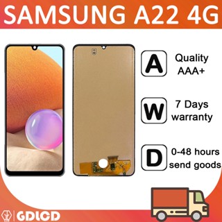 แผงหน้าจอสัมผัสดิจิทัล LCD สําหรับ Samsung Galaxy A22 4G LCD A225F A225