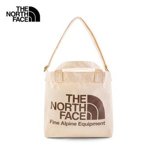 THE NORTH FACE ADJUSTABLE COTTON TOTE - WEIMARANER BRN LARGE LOGOPRINT กระเป๋าสายสะพายข้าง กระเป๋า กระเป๋า Unisex