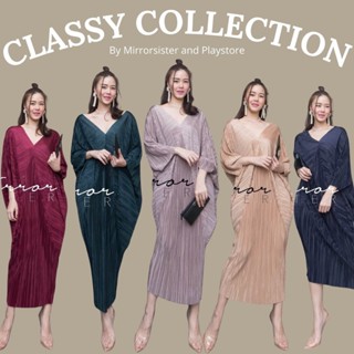 re stock 🧑‍🦳 5color🧓 MiRRoRSiSTER’s JENNA PLEAT LooSE DRESS👪