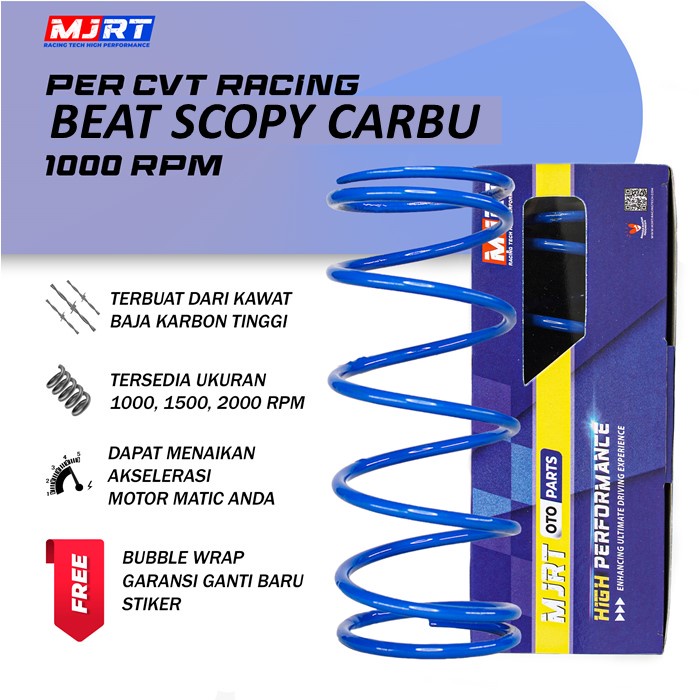 PER CVT RACING 1000 RPM BEAT CARBON SCOY CARBON MJRT
