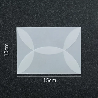 Envelope | ซองจดหมายขุ่นโปร่งแสง (รุ่นโค้งเว้า) เนื้อหนาพิเศษ สำหรับใส่การ์ด ( แพ็คละ 10 ใบ )