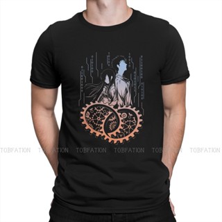 [S-5XL]เสื้อยืดลําลอง แขนสั้น คอกลม พิมพ์ลายอนิเมะ Steins Gate Friends คุณภาพสูง สําหรับผู้ชายtee