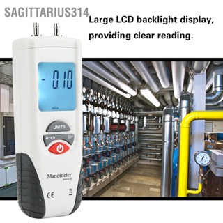 Sagittarius314 HT-1890 เครื่องวัดความดันอากาศ Manometer แบบดิจิตอลแบบใช้มือถือ 11 หน่วยที่เลือกได้