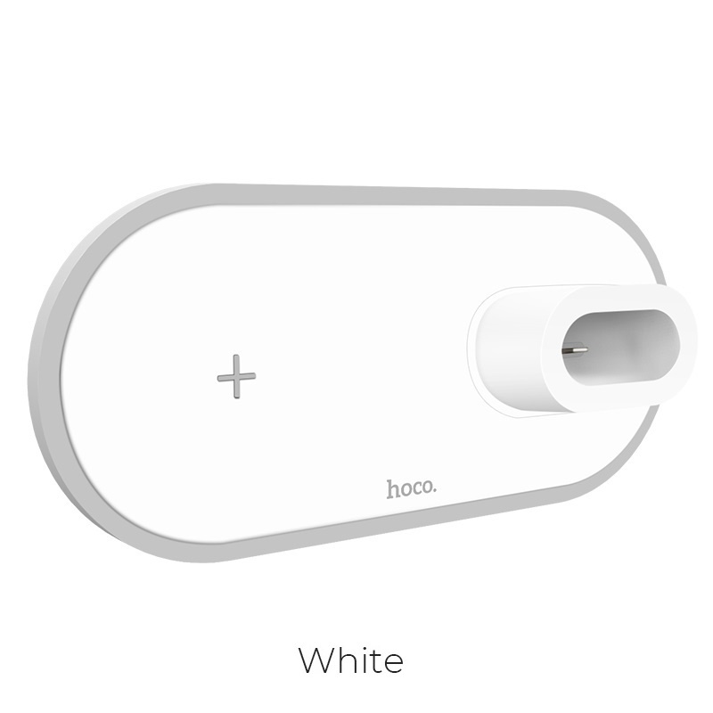 HOCO CW21 CW24 แท่นชาร์จไร้สาย 3in1 ชาร์จ 3 อุปกรณ์พร้อมกัน รองรับ QC3 ...