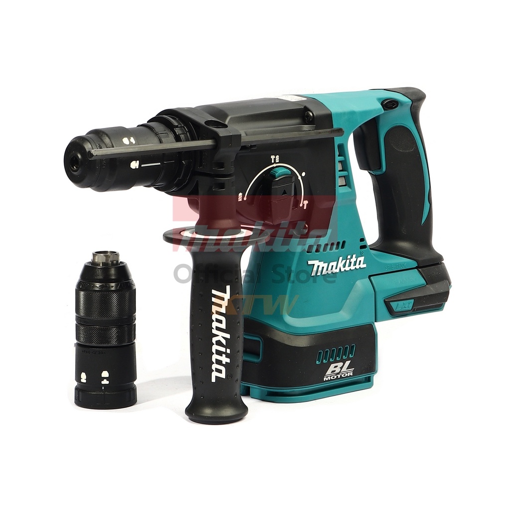 MAKITA สว่านโรตารี่ไร้สาย 18 โวลต์ ขนาด 24 มม. รุ่น DHR243Z ใช้กับดอกสว่าน SDS PLUS ไม่รวมแบตเตอรี่-