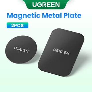 UGREEN Metal Plate Magnetic Disk For Car Phone Holder For Magnet Mobile Phone Holder（หนึ่งรอบ หนึ่งสี่เหลี่ยม）