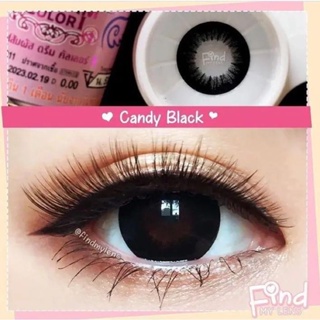 คอนแทคเลนส์ รุ่น Candy Black สีดำ&gt;&gt;แบบสายตาสั้นและแฟชั่น