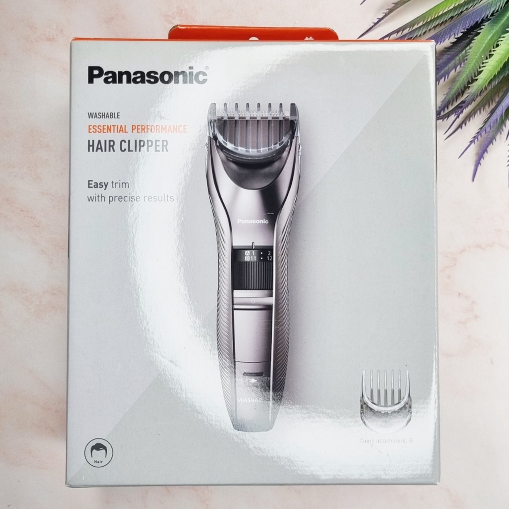 [Panasonic®] Washable Rechargeable Hair Clipper, Model.ER-GC63-H พานาโซนิค ปัตตาเลี่ยนไฟฟ้า ชุดจัดแต่งทรงผมและที่กันจอน