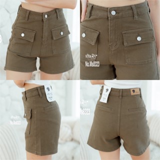 (SALE) N8323# กางเกงขาสั้น ผ้ายืด