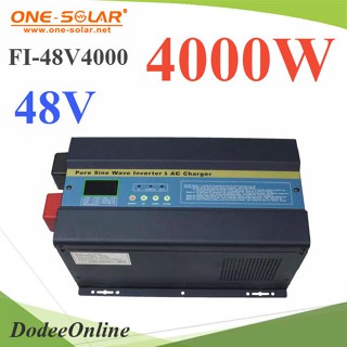 FI-4000W-48V อินเวอร์เตอร์ UPS เพียวไซน์เวฟ 4000W แบตเตอรี่ 48V LCD DD