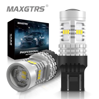 MAXGTRS 2x T20 1157 P21/5W LED BAY15D T25 LED 3157 3156 LED W21/5W 7443 Led Bulb 800Lm 3020 14SMD Car Brake Reverse Parking DRL Fog Light Backup Halogen Lamp