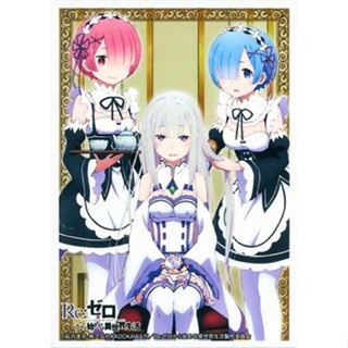 Bushiroad Sleeve HG Extra Vol.174 Re-Zero Kara Hajimaru Isekai Seikatsu [Emilia Rem Ram]