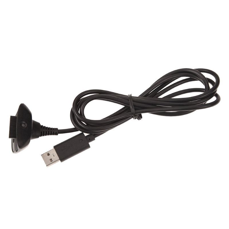 สายชาร์จจอย Xbox 360 ยาว 1.5 เมตร อย่างดี ชาร์จได้ เชื่อมต่อเล่นได้ (Xbox 360 Wireless Game Controller Charger Cable)