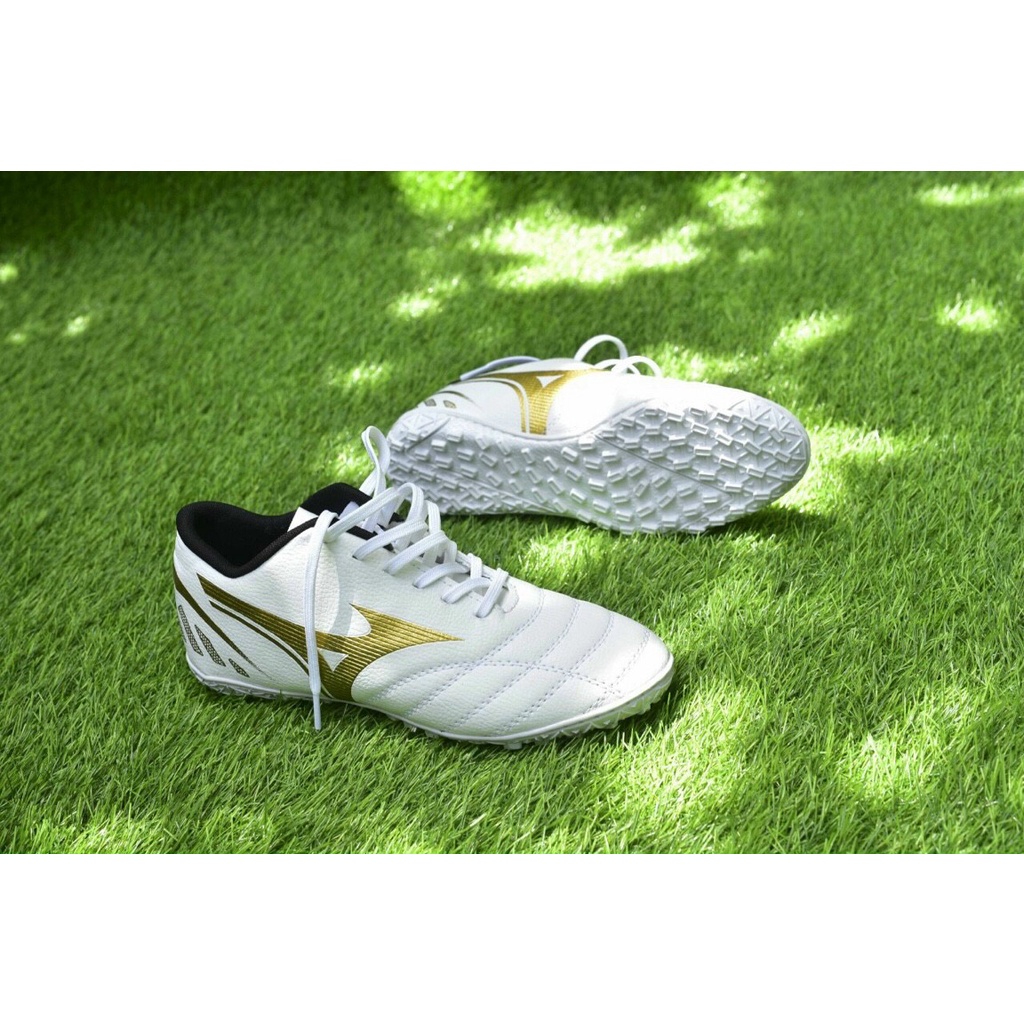 MIZUNO Soccer shoes_soccer shoes_รองเท้าฟุตบอลสนามหญ้าเทียม Mizuno_พื้นรองเท้าเย็บ_beautiful_cheap