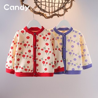 Candy Kids Candy ชุดเด็กผู้หญิง เสื้อผ้าเด็ก ชุดเด็ก สไตล์เกาหลี นุ่ม และสบาย ทั้งชุด คุณภาพสูง fashion พิเศษ Trendy P26P004 36Z230909