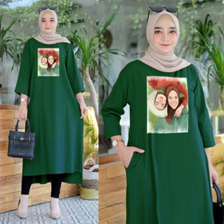 เสื้อทูนิคแขนยาว HIJAB สําหรับผู้หญิง 5 ปี