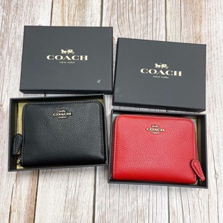 Coach ของแท้ กระเป๋าเงิน ซิบรอบ งาน Shop มาพร้อมกล่อง Coach