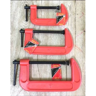 ปากกาจับชิ้นงานตัวซี ซีแคลมป์ 4,6 นิ้ว C-Clamp ปากกาจับชิ้นงาน ปากกาตัวซี