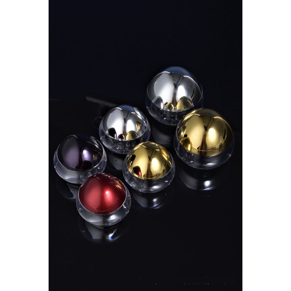 2 ชิ้นชุด 10g/30g PMMA ครีม Jar ขวดคอลัมน์วัสดุบรรจุเครื่องสําอาง -WY002