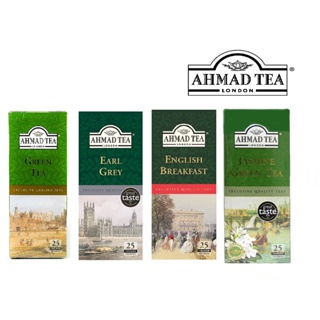 ชาอามัด ขนาด 25 ซอง Ahmad Tea 25 tea bag- Green Tea / English Breakfast/ Earl Grey / Jasmine Green Tea