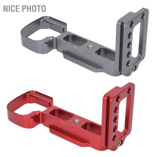 Nice photo อะลูมินัมอัลลอย Quick Release L Plate Bracket Holder Hand Grip Adapter สำหรับกล้อง A6400