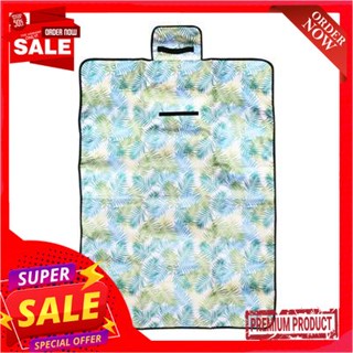 Mat เสื่อปิคนิค Vacay Palm KASSA HOME รุ่น 63688-G ขนาด 100 x 145 ซม. สีฟ้า - เขียวPicnic Mat Vacay Palm KASSA HOME No.