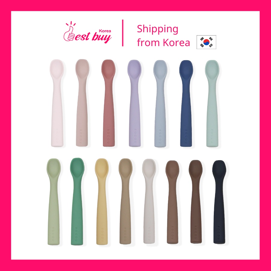 Rocou Baby Food Silicone Spoon