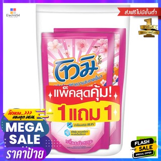 Tomi(โทมิ) โทมิ น้ำยาถูพื้น สูตร 1 กลิ่นสปริงซากุระ แบบถุงเติม 750 มล. Tomi Floor Cleaner Formula 1 Spring Sakura Scent