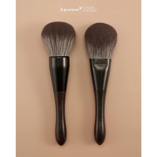 SUPERMOM l Sandalwood series set (ชุดแปรงแต่งหน้า ขนสังเคราะห์เกรดพรีเมี่ยม ด้ามไม้แซนดัลวูด จำนวน 15 ด้าม)
