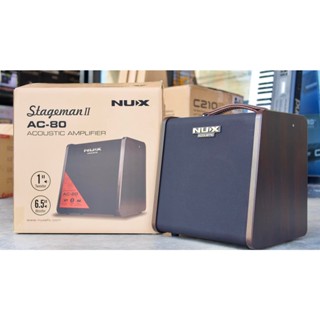 NUX AC-80 Stageman แอมป์อคูสติก AC80 with Bluetooth Battery Acoustic Amp