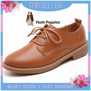 HUSH PUPPIES รองเท้าโลฟเฟอร์ ส้นแบน แบบสวม สําหรับผู้หญิง