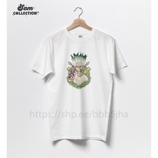 Senku Dr Stone Anime Shirt Cotton Spandex Unisex For Men Women Tshirt 2_08