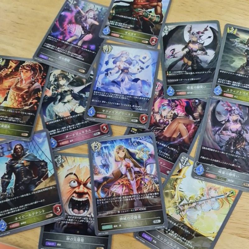 การ์ด Shadowverse Evolve TCG การ์ดเกม ของแท้ ภาษาญี่ปุ่น repack คละแบบ 70ใบ