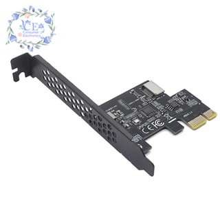 อะแดปเตอร์การ์ดต่อขยาย PCI Express 2.0 X1 USB 3.2 Gen1 Type-E Type-C USB3.1 Gen1 A-KEY 5Gb