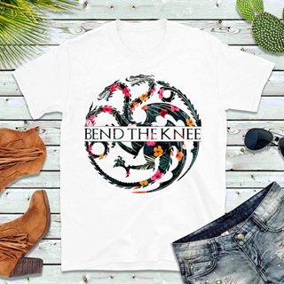 【cotton Tshirts 】เสื้อผ้าผู้ชาย Game of Thrones เสื้อยืดสีดำ ผ้าฝ้าย 100%_07