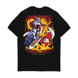 Trendy Mens T-Shirt Women Cartoon Anime Pattern Kizaru OMEGAMON DigimonS-3XL_11