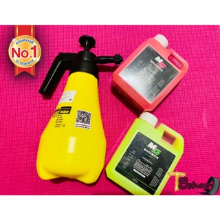 โฟมล้างรถ COLOR FOAM BY MD CLEANCAR โฟมสี (x 2)+ ถังฉีดโฟม Snowman ขนาด 1.8 ลิตร พร้อมส่ง