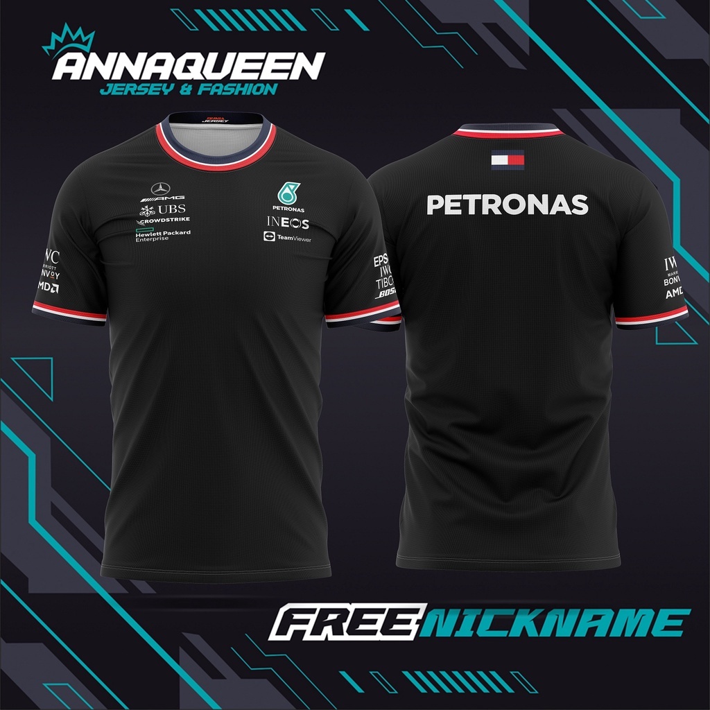 เสื้อผ้าเจอร์ซีย์ F1 FORMULA ONE MERCEDES AMG PETRONAS F1 / JERSEY F1 TEAM PETRONAS AMG / เสื้อผ้าล่