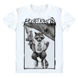 ✌✌✌Summer Rocket Raccoon Tee Shirt Guardians Of The Galaxy T Shirts Movie Casual Tshirt Men Cute Avenger 73TC_09