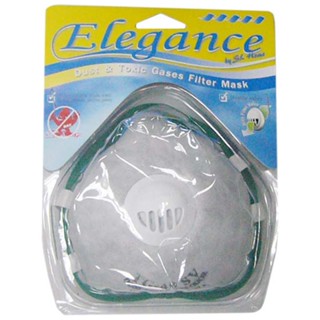 VALVED หน้ากาก+ วาล์วระบายบุฟองน้ำ ELEGANCE EG-40SVVALVED SAFETY MASK ELEGANCE EG-40SV