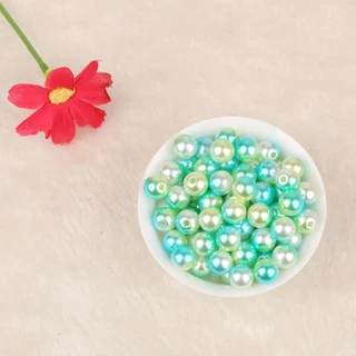 [4/6/8/10 มม.] ลูกปัดไข่มุก ABS หลากสีสัน สําหรับทําสร้อยคอ สร้อยข้อมือ โซ่ แฮนด์เมด diy