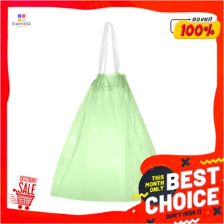 GARBAGE ถุงขยะม้วน หูผูก ACCO ขนาด 24x28" จำนวน 15ใบ สีเขียวGARBAGE BAGS ROLL WITH ROPE ACCO 24X28" 15PCS GREEN