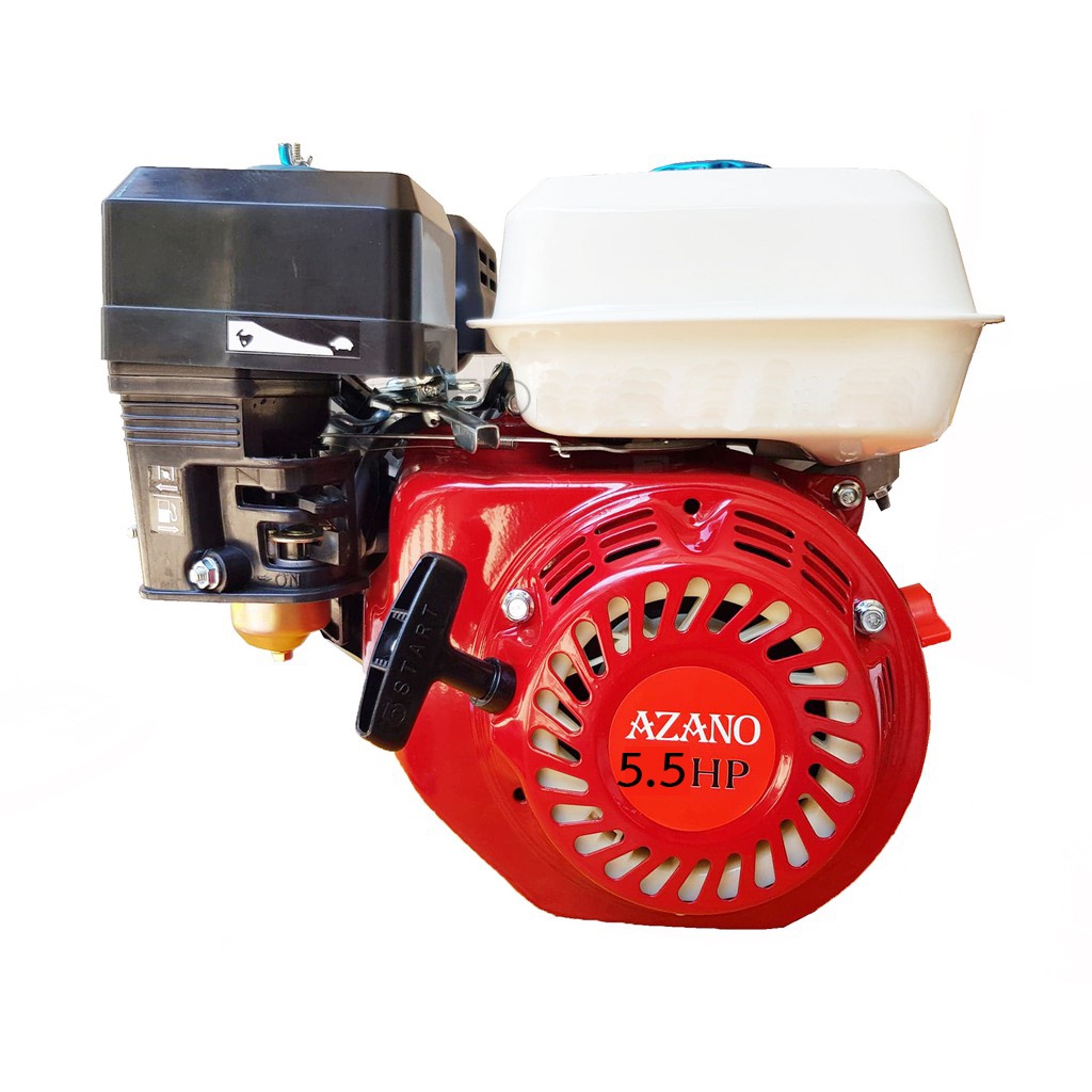 AZANO เครื่องยนต์เบนซิน 5.5HP รุ่น AZ168F กำลังเครื่องยนต์ 5.5แรงม้า สตาร์ทง่าย ประหยัดน้ำมัน เครื่อ
