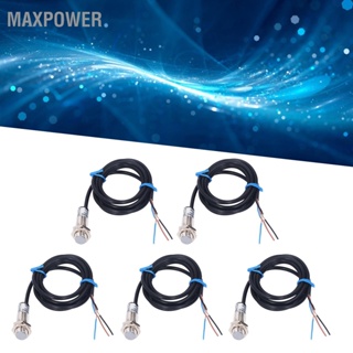 Maxpower สวิตช์เซนเซอร์จับความเหนี่ยวนำ 5 ชิ้น NPN 5-30VDC Magnetic Hall Detector ชิ้นส่วนอิเล็กทรอนิกส์