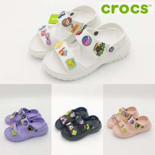 รองเท้าแตะ crocs bae แบบสไลด์ รูปลูกโป่ง สําหรับผู้หญิง