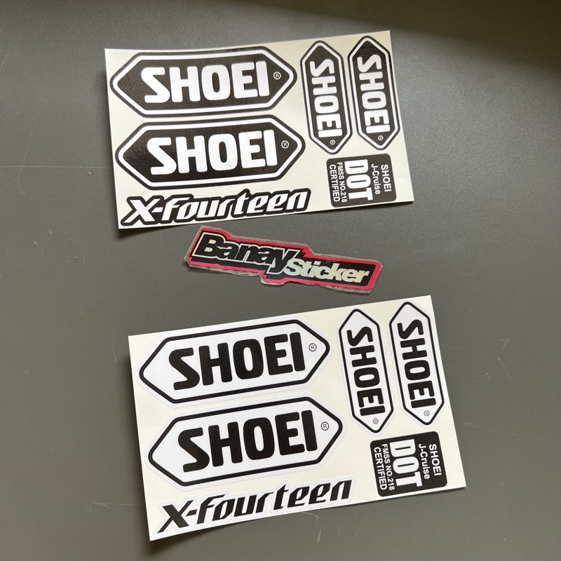 ชุดการพิมพ์สติ๊กเกอร์หมวกกันน็อค SHOEI X FOURTEEN